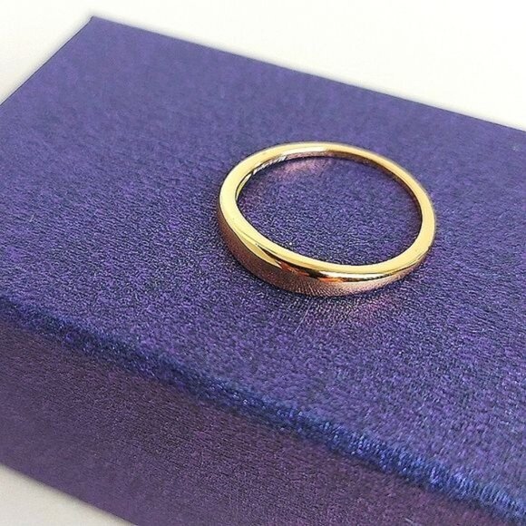 Engraved "You are always‎ on my mind" Minimalist 925 Sterling Silver Ring. - Picture 12 of 16